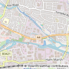 Map of Newbury, Berkshire
