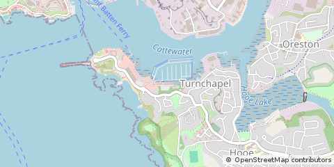 Map of Plymouth, Devon