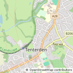 Map of Tenterden