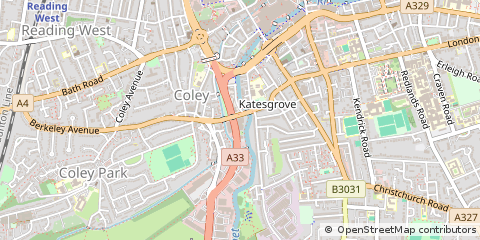 Map of Reading