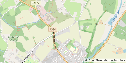 Map of Fareham, Hampshire