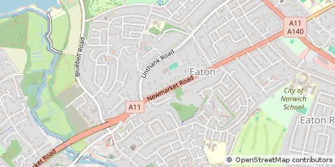 Map of Norwich, Norfolk