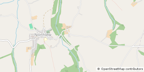 Map of Okehampton, Devon