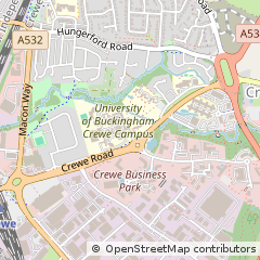 Map of Crewe, Cheshire