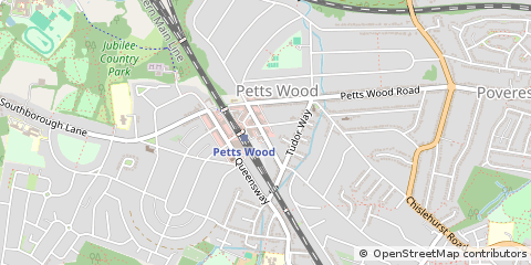 Map of Orpington, Kent