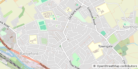 Map of Mirfield
