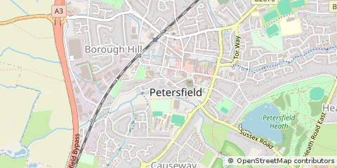Map of Petersfield, Hampshire