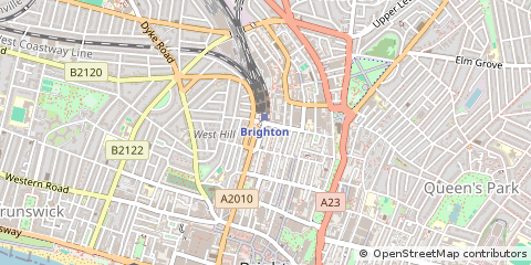 Map of Brighton