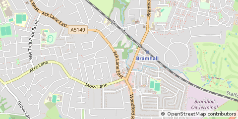 Map of Stockport
