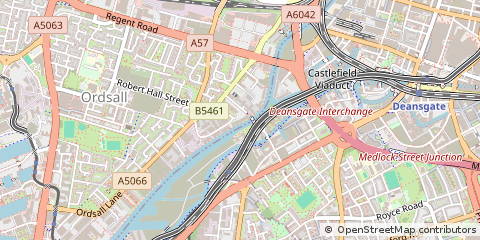 Map of Salford