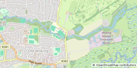 Map of Woking