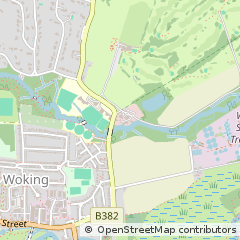 Map of Woking