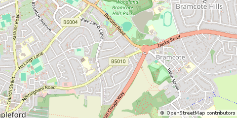 Map of Nottingham