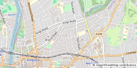 Map of Kingston Upon Thames