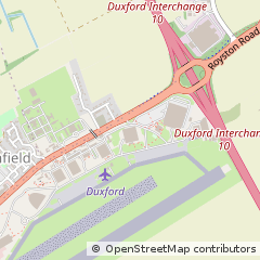 Map of Duxford, Cambridge