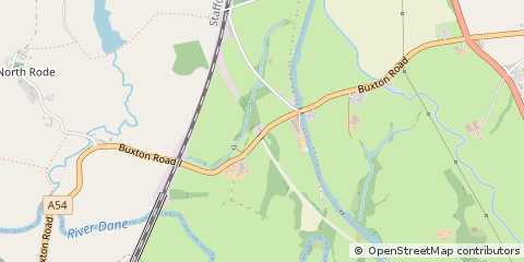 Map of Congleton, Cheshire