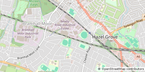 Map of Stockport
