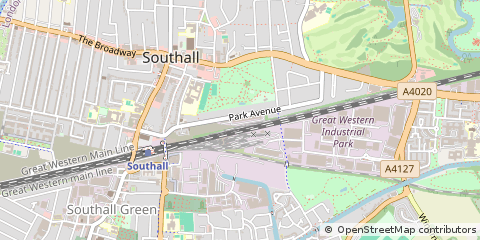 Map of Southall