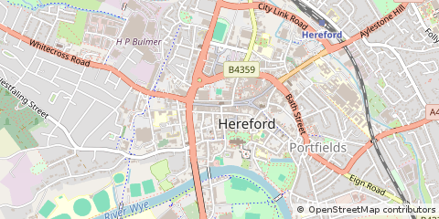 Map of Hereford