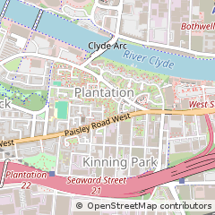 Map of Glasgow, Lanarkshire