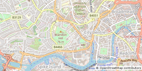 Map of Bristol, Avon
