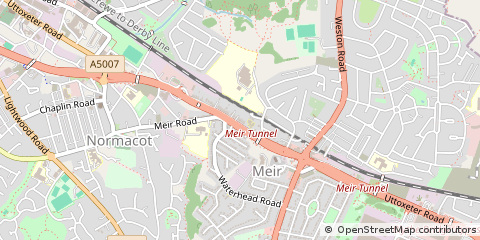 Map of Stoke-on-Trent