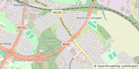 Map of Sheffield