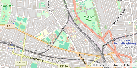 Map of Brighton
