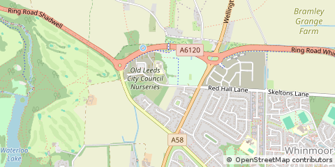 Map of Leeds