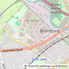 Map of Brentford, Middlesex