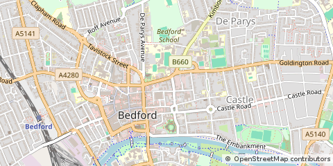 Map of Bedford