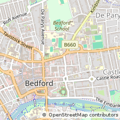 Map of Bedford