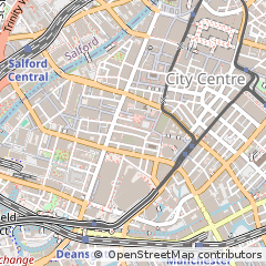 Map of Manchester