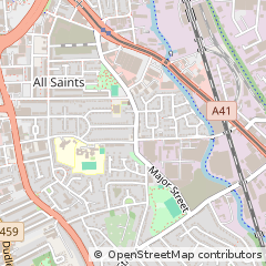 Map of Wolverhampton, West Midlands