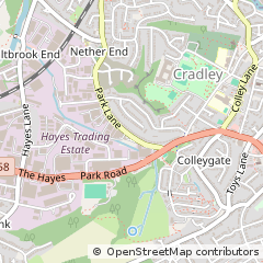 Map of West Midlands