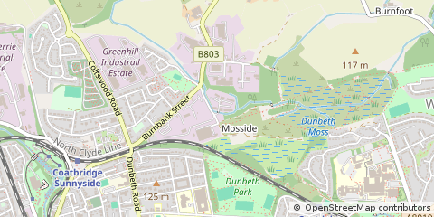 Map of Lanarkshire