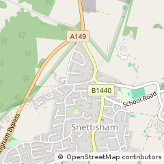 Map of Snettisham, Norfolk