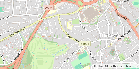 Map of Derby