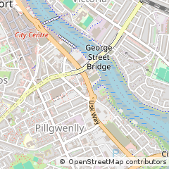 Map of Newport, Gwent