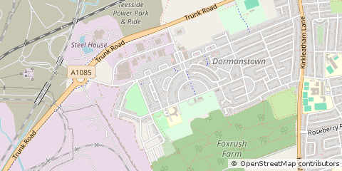 Map of Redcar