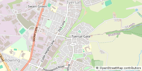 Map of Bradford