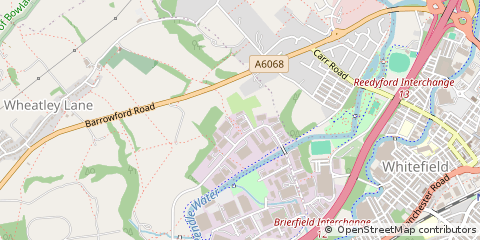 Map of Nelson, Lancashire