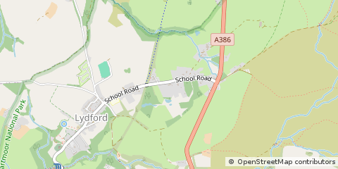 Map of Okehampton