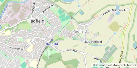 Map of Glossop