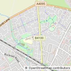 Map of Bicester, Oxfordshire