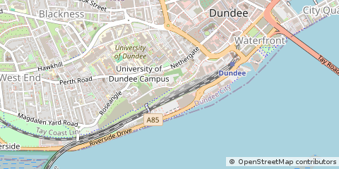 Map of Dundee