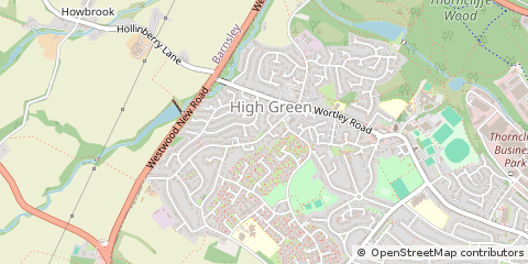Map of Sheffield