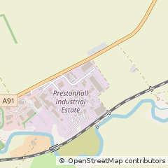 Map of Cupar, Fife