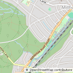 Map of Sheffield