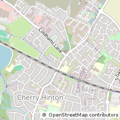Map of Cambridge, Cambs